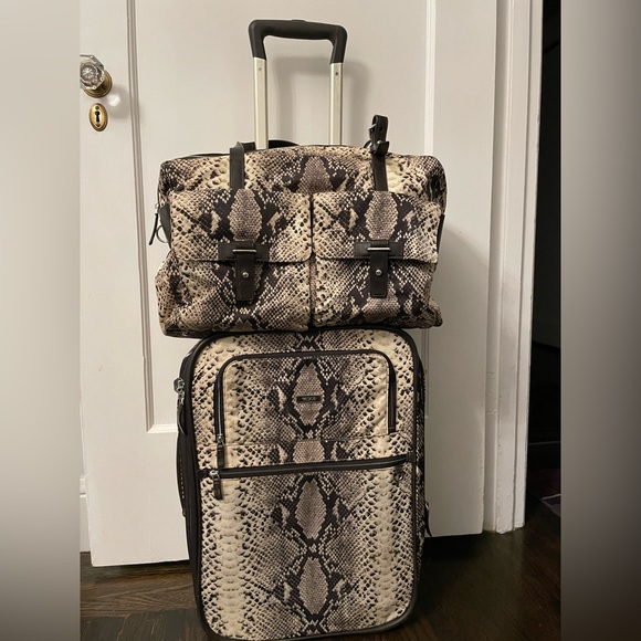 Tumi Bags Stylish Animal Print Tumi 2 Piece Luggage Set Poshmark